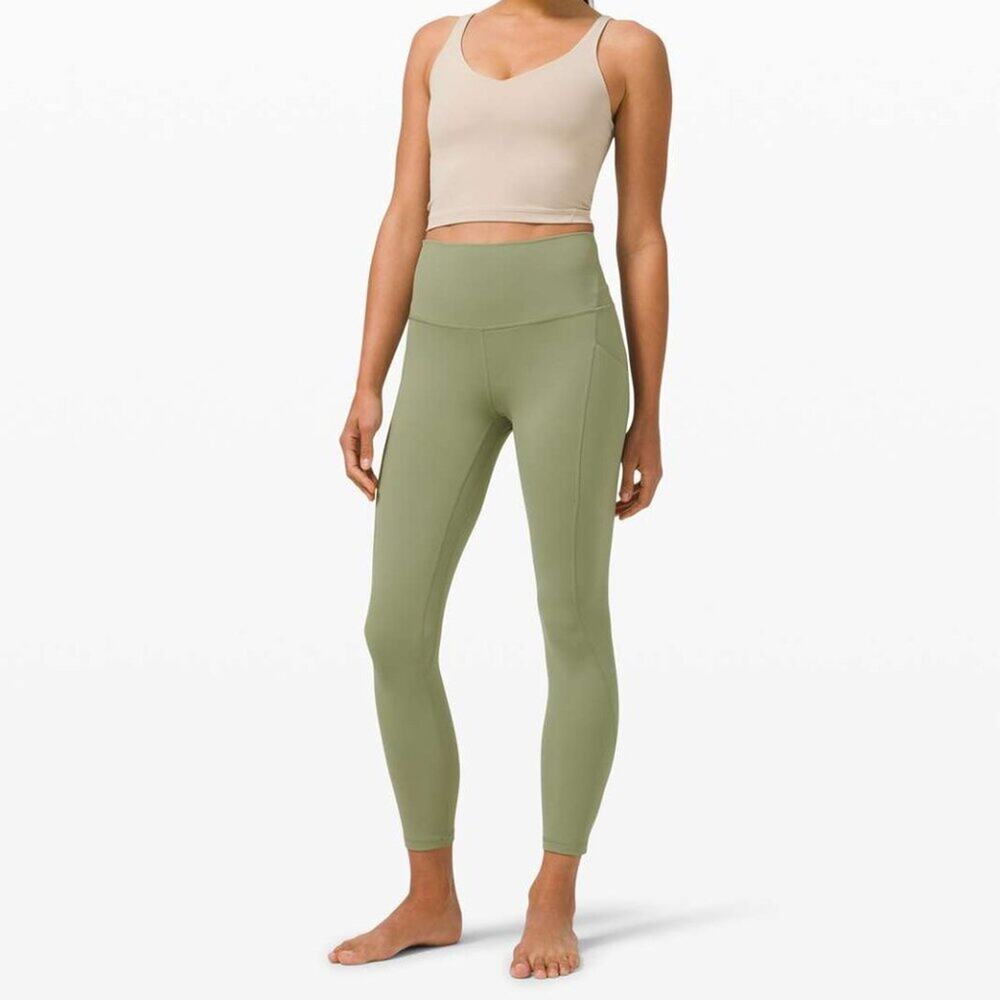 Lululemon Align High Rise Pant with Pockets 25" Rosemary Green